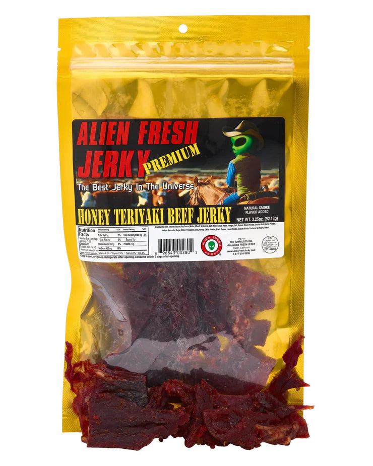 Alien Jerky Honey Teriyaki Beef 3.25oz