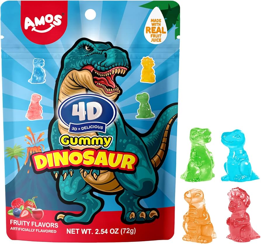 4D Gummy Dinosaur