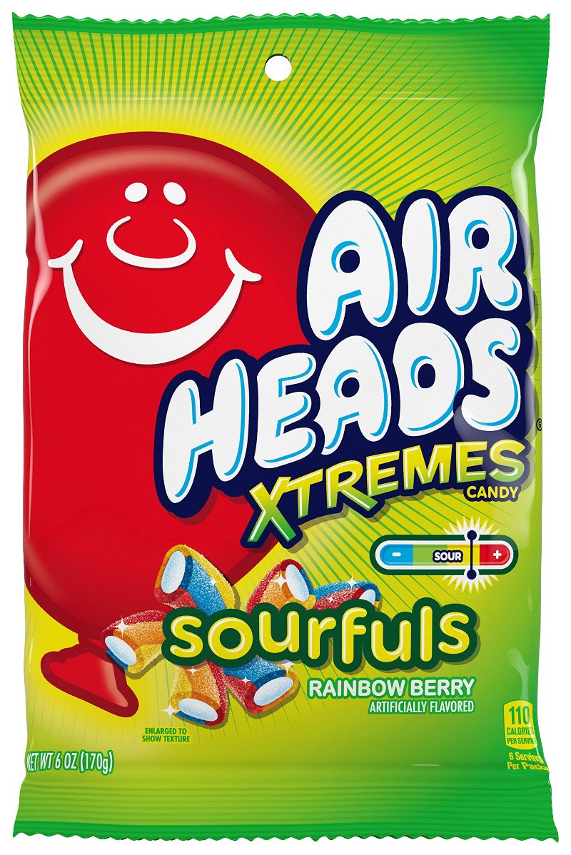 Air Heads Xtremes Sourfuls 6oz