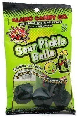 Alamo Candy Sour Pickle Balls 1oz