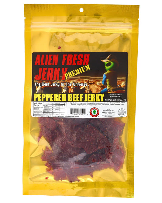 Alien Jerky Peppered 3.25oz