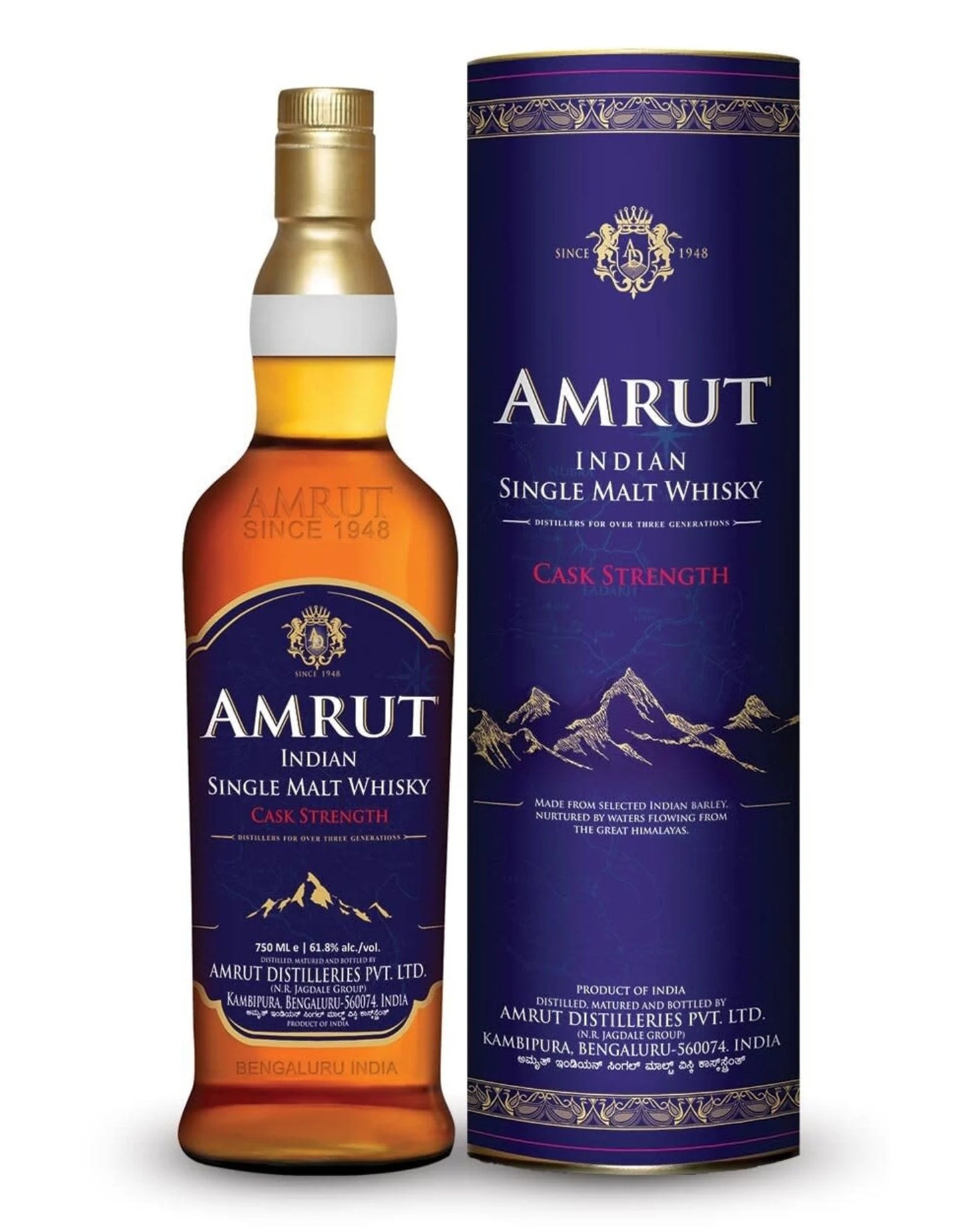 Amrut Single Malt Cask Strength 750ml