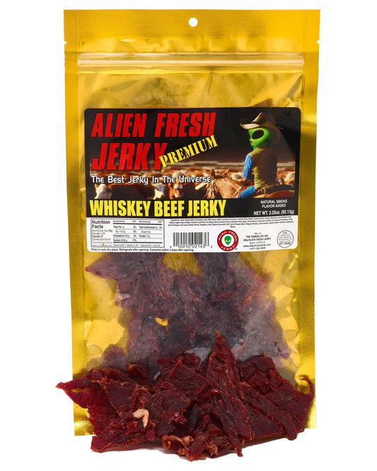 Alien Jerky Whiskey Beef 3.25oz