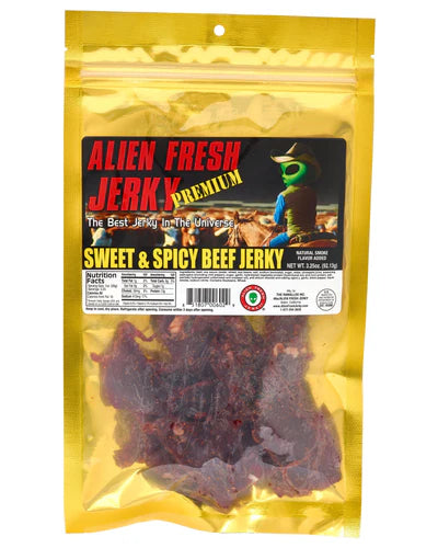 Alien Jerky Sweet & Spicy Jerky 3.25oz